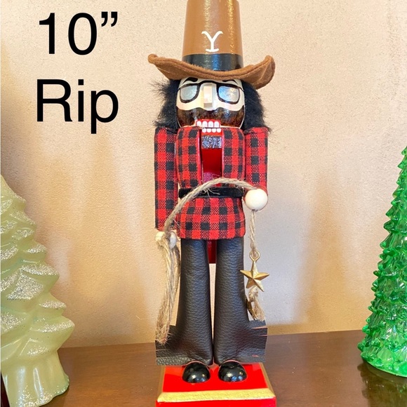 Yellowstone Montana Cowboy Ranch Hand Rip Christmas Nutcracker - Picture 1 of 2